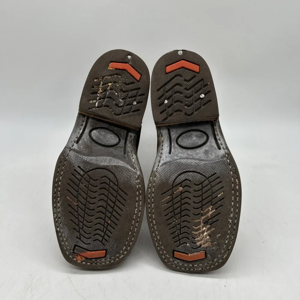 Veretta Boots Kids‎ Size 15 Western Leather Brown Embroidered Cowboy Kidcore